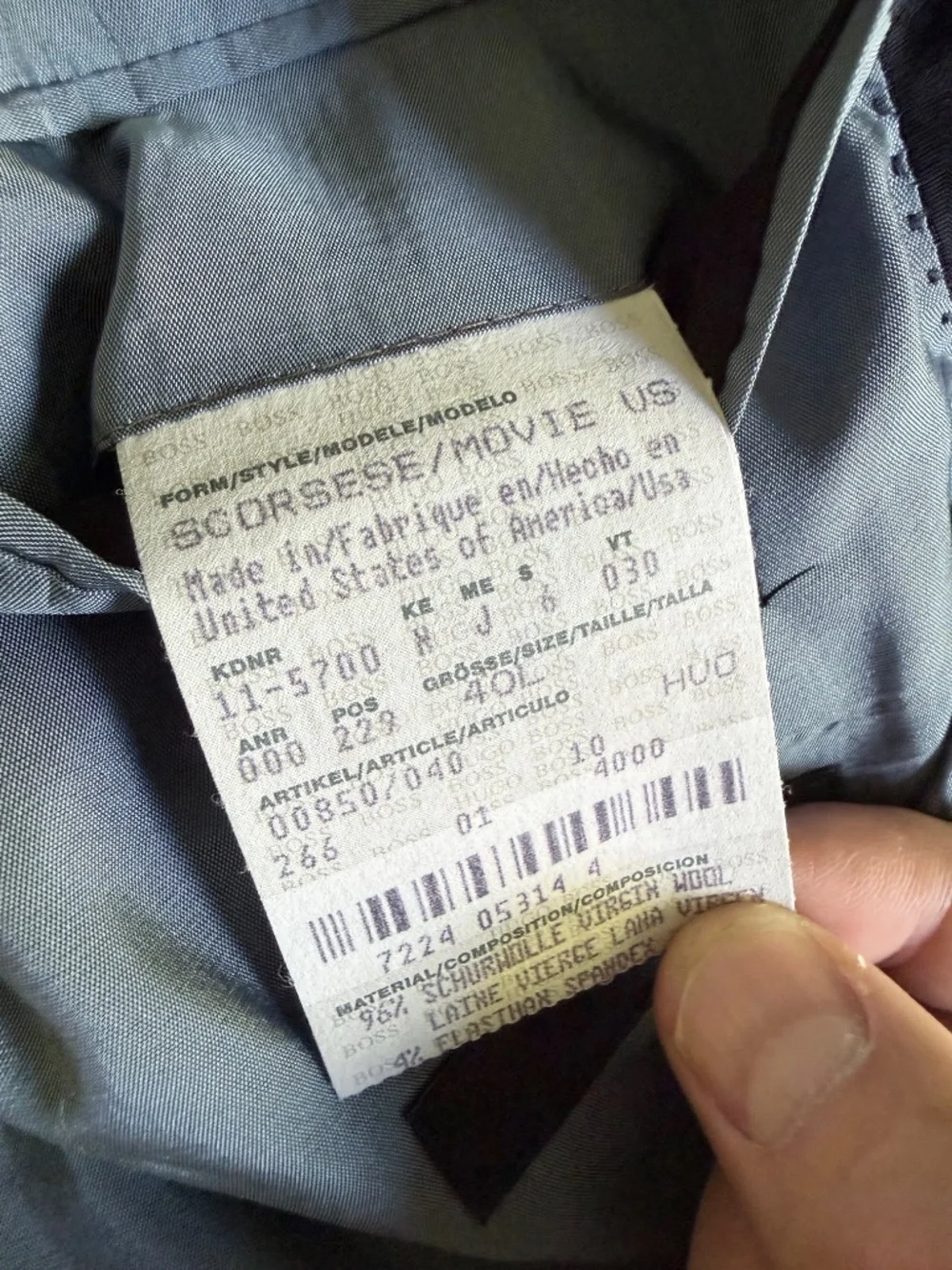 Hugo Boss Wool Suit